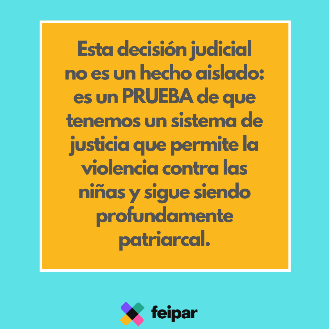 Comunicado: La Justicia paraguaya «perdona» y  naturaliza la violencia hacia las niñas